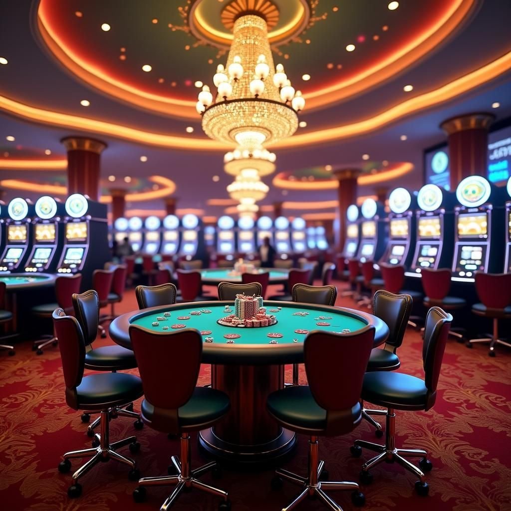 Studio meja live dealer mancingduit dengan dealer profesional dan kamera multi-sudut untuk pengalaman bermain langsung